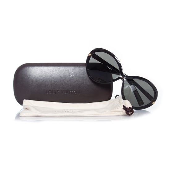 Schwarze ovale Sonnenbrille - Image 6