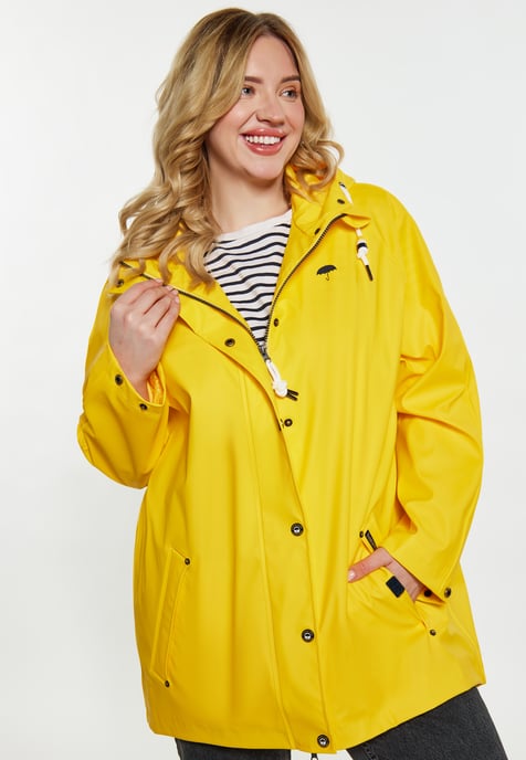 Schmuddelwedda Curvy Regenmantel Damen gelb - Image 3
