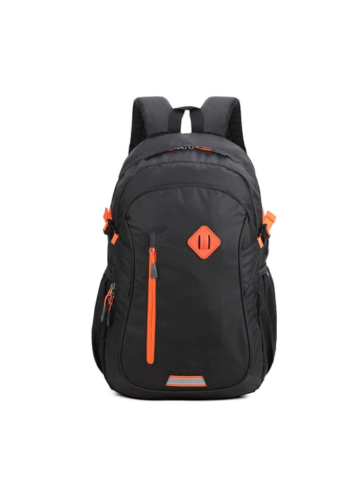 Aoking Rucksack Unisex BLACK AND ORANGE - Image 1