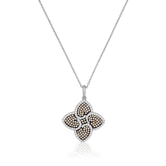Orphelia Damen-Kette aus 925er Sterlingsilber mit Anhänger – Silber ZH-4837 - Image 1