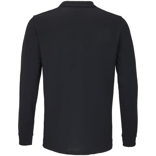 SOLS - "Planet" Poloshirt für Herren/Damen Unisex Langärmlig (Schwarz) - Image 2