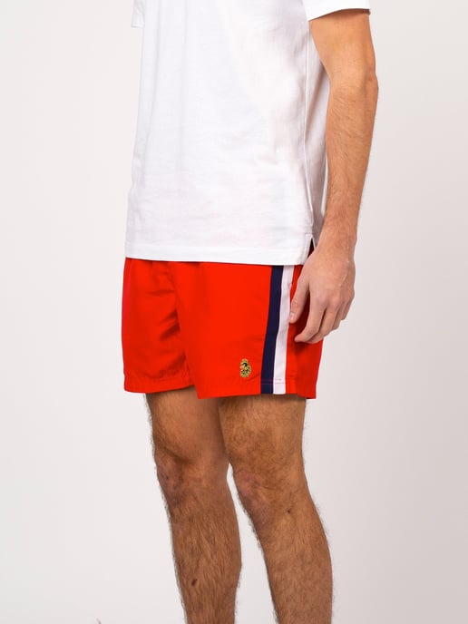 Luke 1977 Cabo San 2 Swim Shorts Red - Image 1