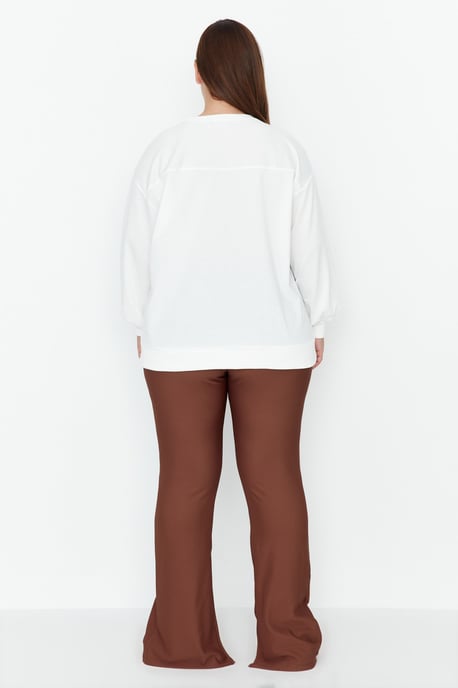 Trendyol Damen Hochtaillierte Skinny Plus Size Hose - Image 5