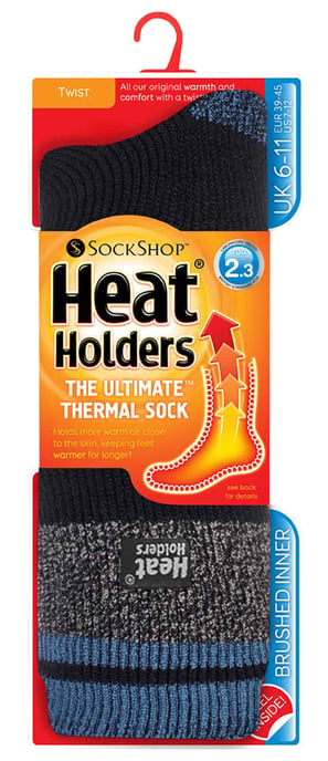 Heat Holders - Herren Thermosocken mit Twist-Muster - Image 2