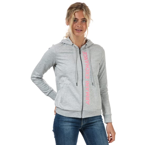 Women's Armani Exchange Zip Hoody in Grey