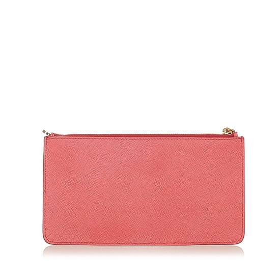 Vintage Prada Saffiano Clutch Bag Red - Image 3