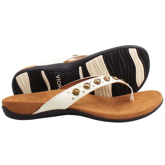 Vionic Rest Floriana Damen Weiße Flip-Flops - Image 1
