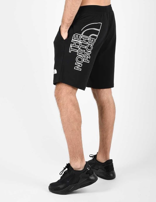 The North Face Herren Grafik Shorts Schwarz - Image 3