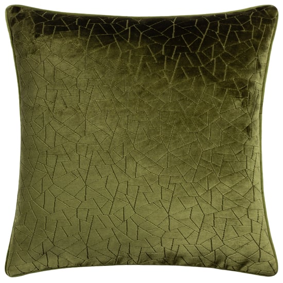 Höem Malans Cut Velvet Paspelierter Polyester gefüllter Kissen - Image 1