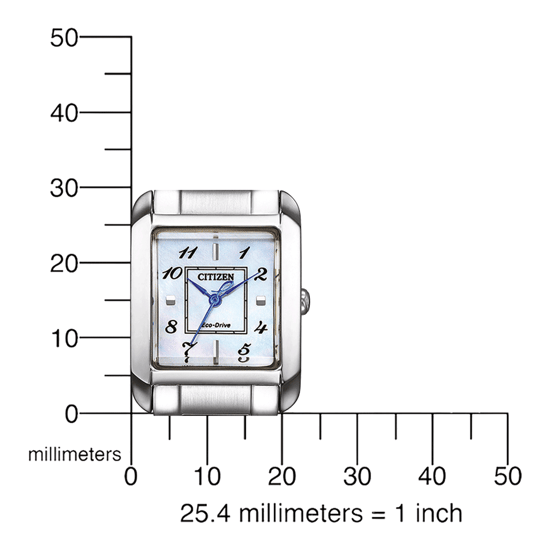 Citizen Damen Silberne Uhr EW5600-87D - Image 4
