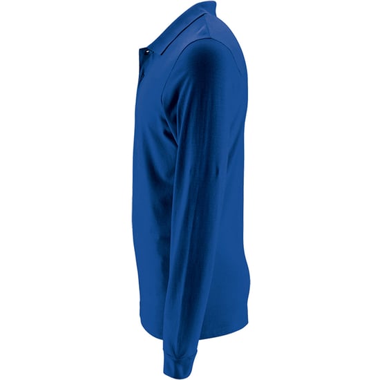 SOLS Mens Perfect Langarm-Pique-Poloshirt (Königsblau) - Image 3
