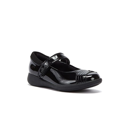 Clarks Original Etch Beam Kleinkinder Patent Schuhe - Image 2