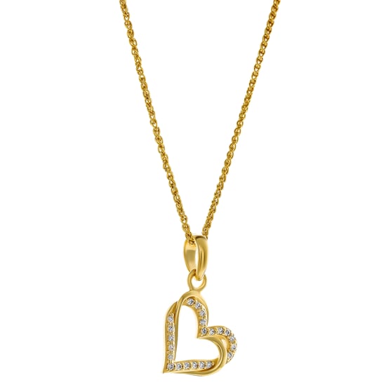 Orphelia 'Cecilia' Damen-Anhänger aus 925er Sterlingsilber mit Kette – Gold ZH-7584/G - Image 3