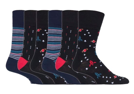 Gentle Grip - 6 Paar Herren Gentle Grip nicht elastische Socken - MGG548 - Image 1