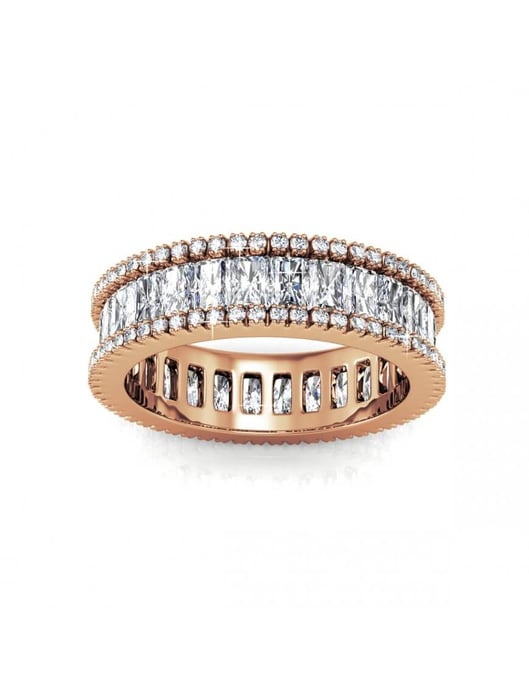 Glamour Lock Ring - Rose Gold und Kristall - Image 4