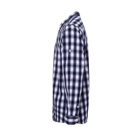 Premier - "Mulligan" Hemd für Herren Langärmlig (Weiß/Marineblau) - Image 3