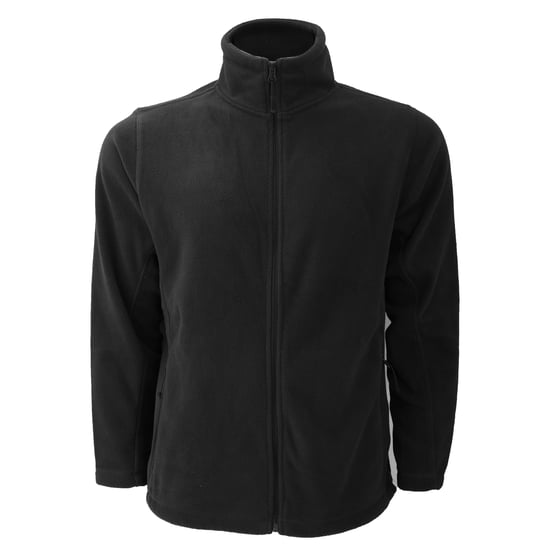 Russell Mens Full Zip Outdoor Fleece Jacke (Schwarz) - Image 1