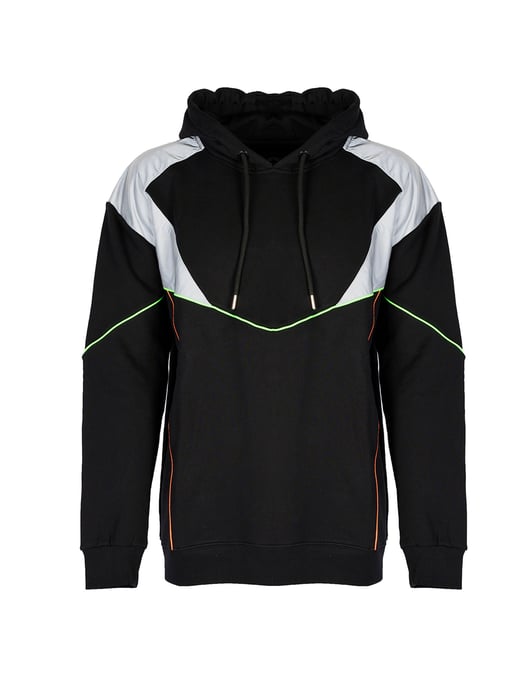 Les Hommes Sweatshirt Oversize Herren schwarz - Image 4