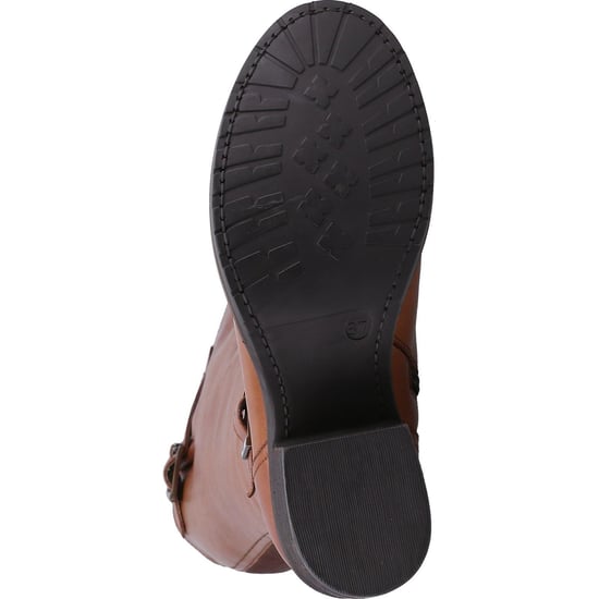 Hush Puppies Heidi Leder Damen Tan Leder Stiefel - Image 3