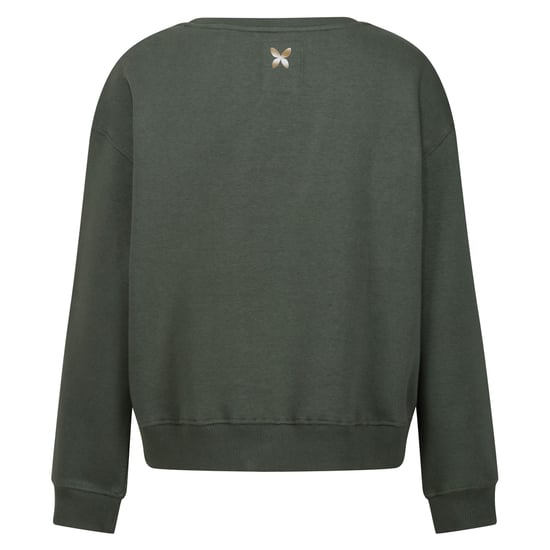 Regatta Womens/Ladies Christian Lacroix Beauvision Butterfly Sweatshirt (Dark Khaki)