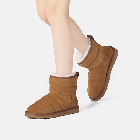 EVER AU Women Thornbill Mini Boots - Chestnut