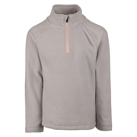 Trespass Childrens Girls Meadows Fleece (Pale Grey)