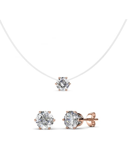 Meerjungfrau Set - Rose Gold und Kristall - Image 1