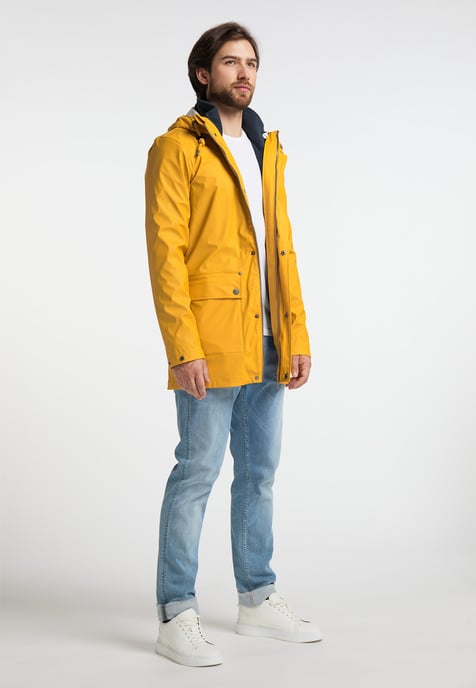 ICEBOUND Serie urban rain 3-in-1 Regenjacke Herren Senf - Image 4