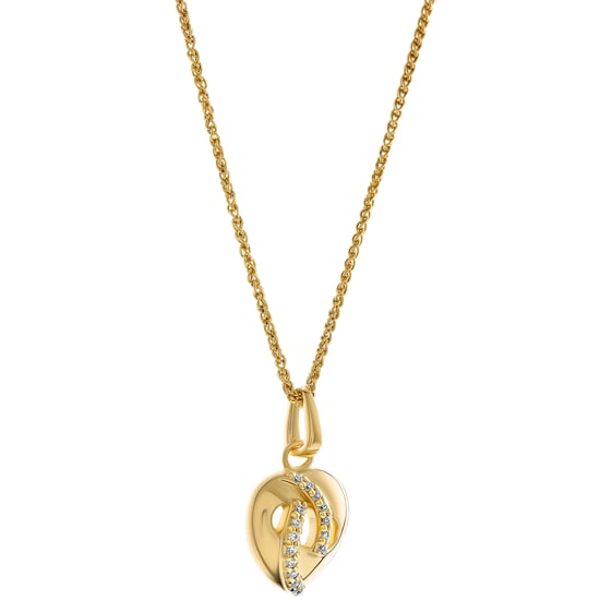 Orphelia 'Amore' Damen-Anhänger aus 925er Sterlingsilber mit Kette – Gold ZH-7577/G - Image 3