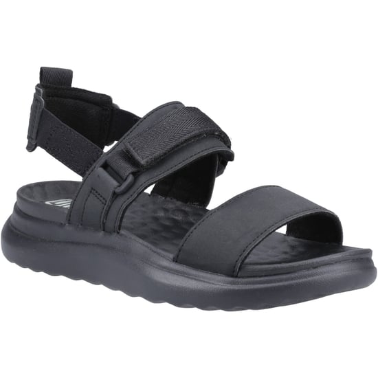 HEYDUDE Collins Mono Sport Textil Damen Schwarz Sandalen - Image 1