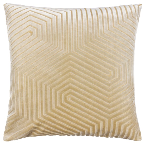 Paoletti Evoke Geometrisches Schnittvelours-Kissenbezug - Image 1