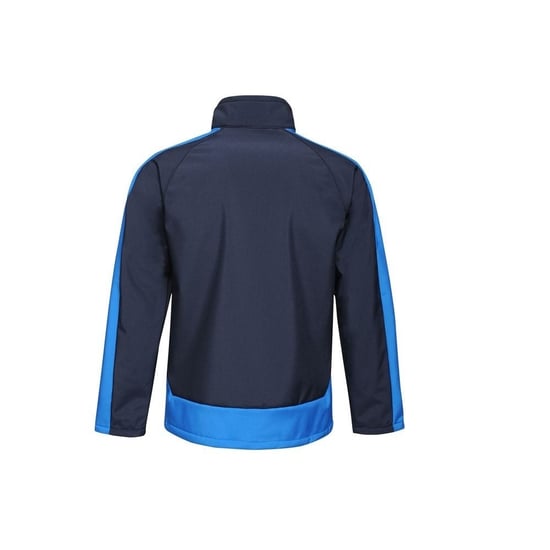 Regatta Mens Contrast Three Layer Printable Soft Shell Jacket (Navy/New Royal)