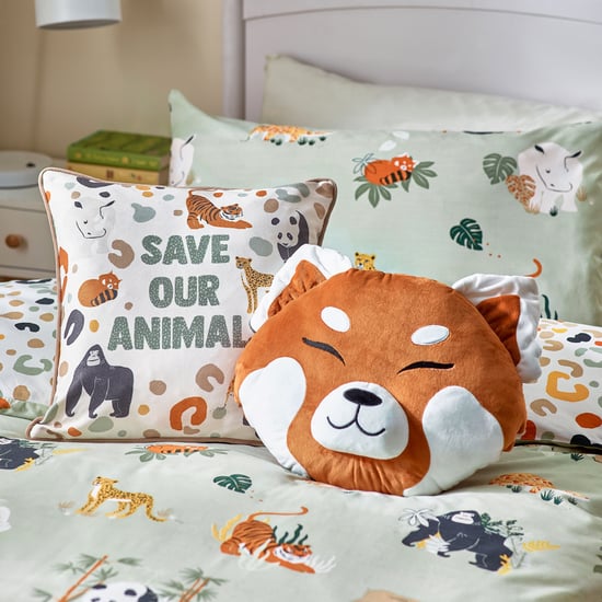 little furn. Wendbares Bettbezug-Set mit Wildtier-Motiv - Image 2