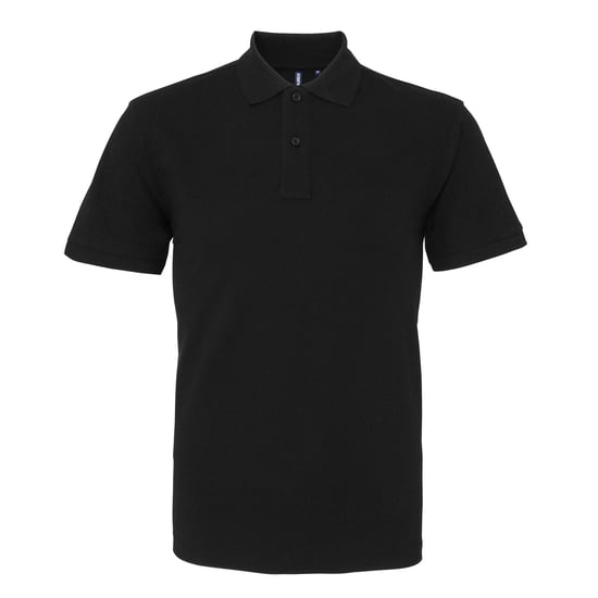 Asquith & Fox Herren-Poloshirt mit kurzen Ärmeln (Schwarz) - Image 1