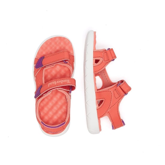 Jungen Mädchen Timberland Perkins Row 2-Strap Jugend dunkel rosa Sandalen - Image 6