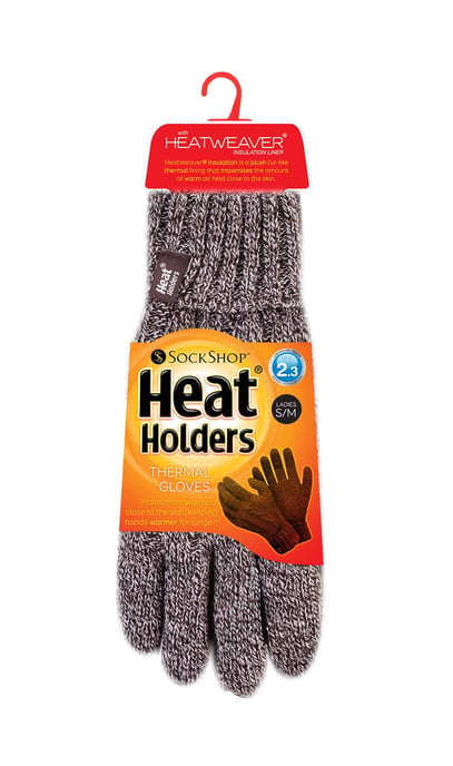 Heat Holders - Womens Cable Knit 2.3 tog Handschuhe für den Winter - Image 2