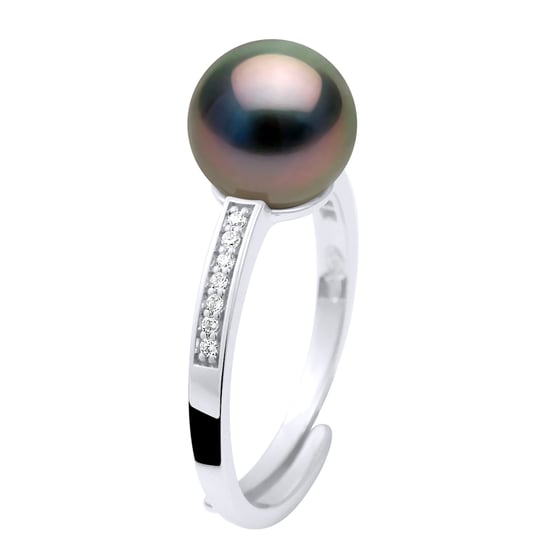 Ringschmuck - Echte Tahiti-Zuchtperle, rund 8-9 mm - Image 1