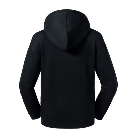 Russell Kinder/Kinder Authentic Sweatshirt mit Kapuze (Schwarz) - Image 2