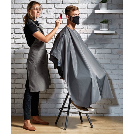 Premier - Friseurkittel, Wasserfest für Herren/Damen Unisex (Dunkelgrau) - Image 3