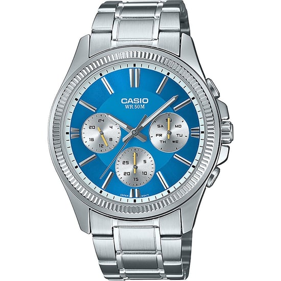 Casio Casio Collection Herren Silberuhr MTP-1375PD-2A2VEF - Image 1