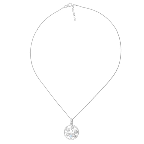 Orphelia 'Oceane' Damenkette mit Anhänger aus 925er Sterlingsilber – Silber ZH-7090 - Image 2
