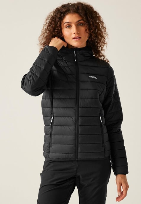 Regatta Womens Marizion gepolstert isolierte Jacke in schwarz - Image 1