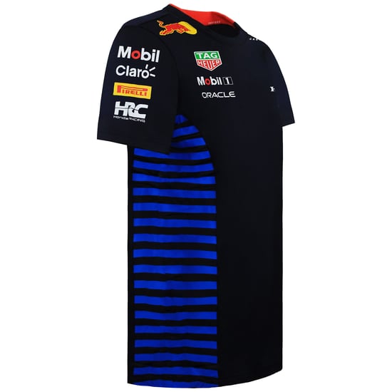Red Bull Racing Offizielles Teamline Set Up Herren Navy T-Shirt - Image 2