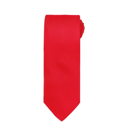 Premier Mens Micro Waffle Formal Work Krawatte (2er-Pack) (Rot) - Image 1