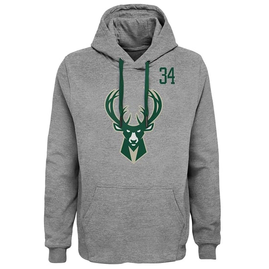 NBA Milwaukee Bucks 34 Giannis Antetokounmpo Herren Ziegen-Hoodie - Image 1