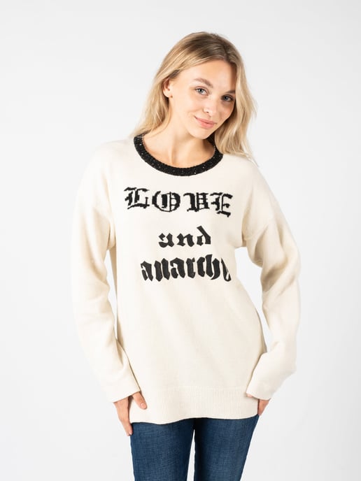 Pinko Pullover Barbaresco Damen weiß - Image 3