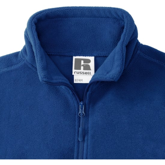 Russell Herren 1/4 Zip Outdoor Fleece Top (Bright Royal) - Image 4