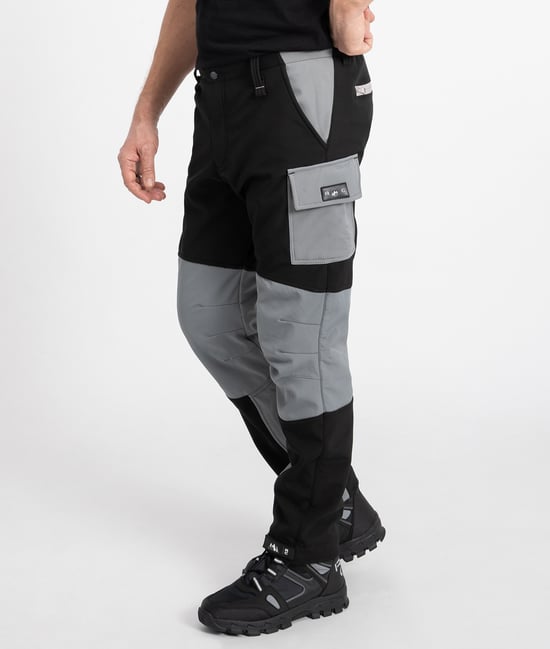 Rock Creek Softshellhose Grau