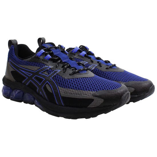 Asics Gel-Quantum 180 VII Herren-Turnschuhe in Schwarz/Marineblau - Image 2