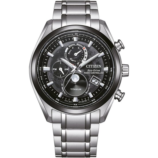 Citizen Tsuki-yomi Herren Silberne Uhr BY1018-80E - Image 1
